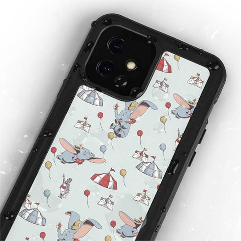 Disney Dumbo Vintage Pattern iPhone 12 Mini Waterproof Case