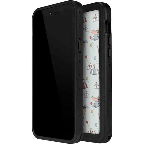 Disney Dumbo Vintage Pattern iPhone 12 Pro Max Waterproof Case