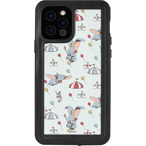 Disney Dumbo Vintage Pattern iPhone 12 Pro Waterproof Case