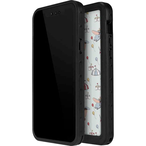 Disney Dumbo Vintage Pattern iPhone 13 Mini Waterproof Case