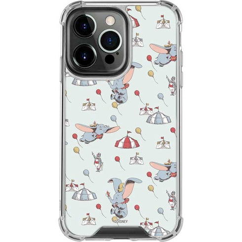 Disney Dumbo Vintage Pattern iPhone 13 Pro Clear Case