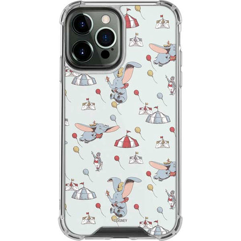 Disney Dumbo Vintage Pattern iPhone 13 Pro Max Clear Case