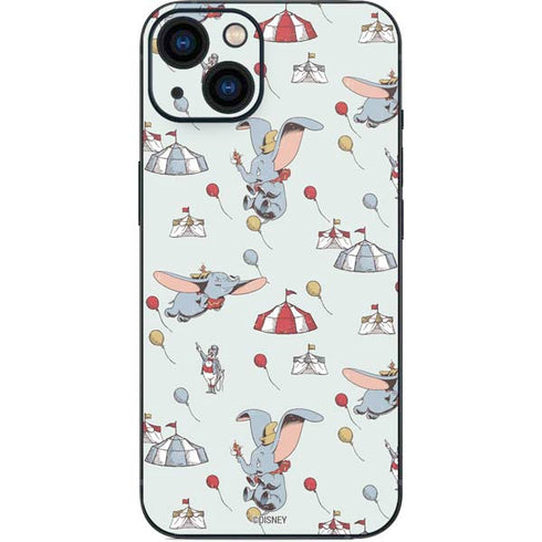 Disney Dumbo Vintage Pattern iPhone 14 Plus Skin