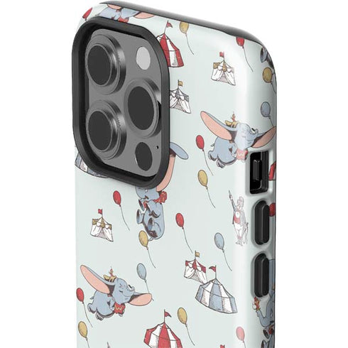 Disney Dumbo Vintage Pattern iPhone 14 Pro Impact Case