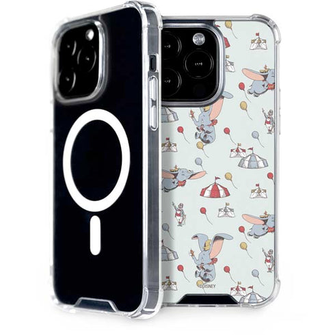 Disney Dumbo Vintage Pattern iPhone 14 Pro MagSafe Case