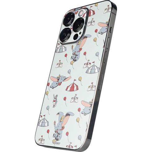 Disney Dumbo Vintage Pattern iPhone 14 Pro Skin