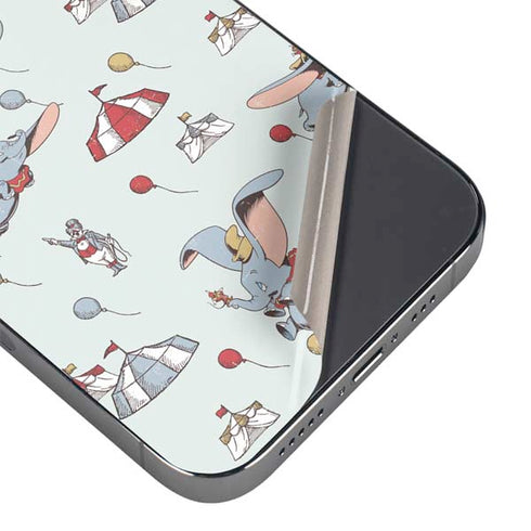 Disney Dumbo Vintage Pattern iPhone 14 Pro Skin