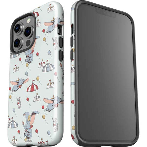 Disney Dumbo Vintage Pattern iPhone 15 Pro Impact Case