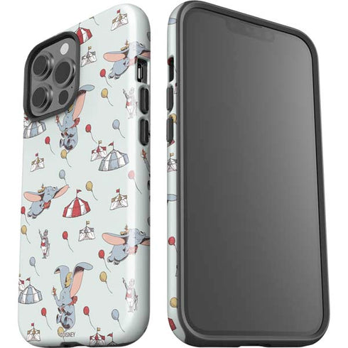 Disney Dumbo Vintage Pattern iPhone 15 Pro Max Impact Case