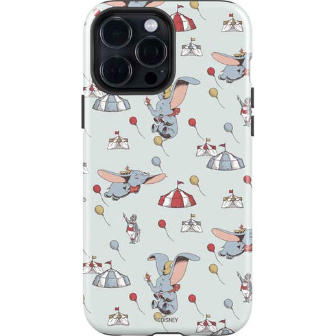 Disney Dumbo Vintage Pattern iPhone 15 Pro Max Impact Case