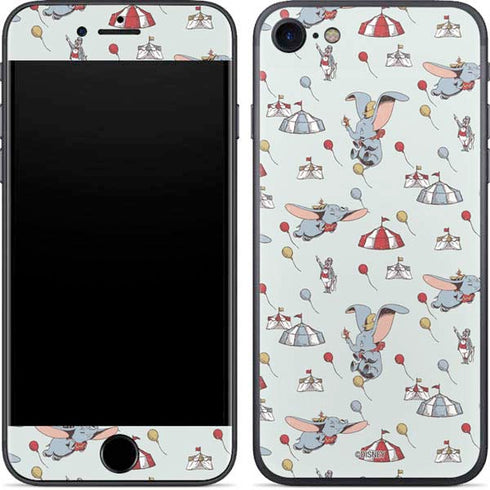 Disney Dumbo Vintage Pattern iPhone 8 Skin