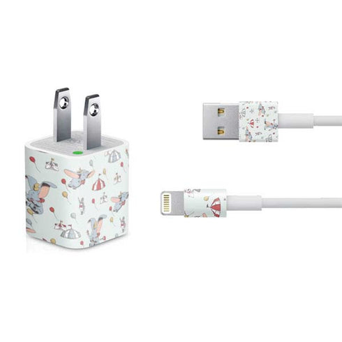 Disney Dumbo Vintage Pattern iPhone Charger (5W USB) Skin