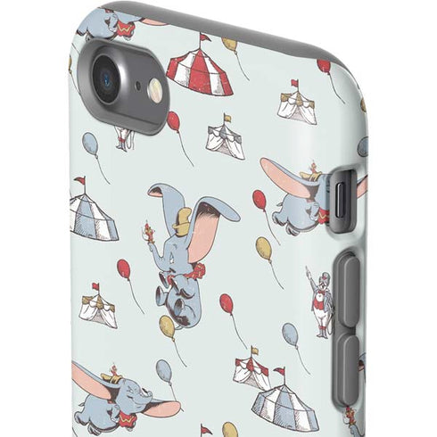 Disney Dumbo Vintage Pattern iPhone SE (2nd & 3rd Gen) Pro Case