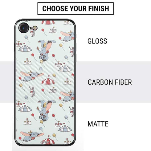 Disney Dumbo Vintage Pattern iPhone SE (2nd & 3rd Gen) Skin