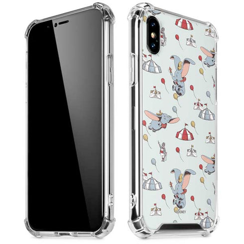 Disney Dumbo Vintage Pattern iPhone XS Max Clear Case
