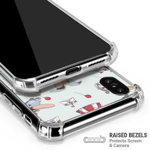Disney Dumbo Vintage Pattern iPhone XS Max Clear Case