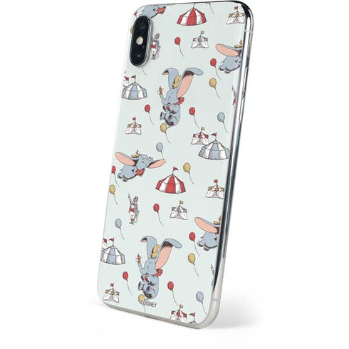 Disney Dumbo Vintage Pattern iPhone XS Skin
