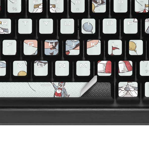 Disney Dumbo Vintage Pattern K95 RGB PLATINUM Mechanical Gaming Keyboard Skin