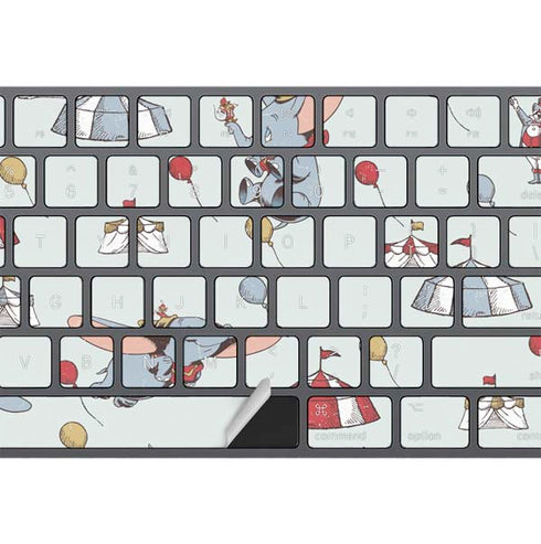 Disney Dumbo Vintage Pattern Magic Keyboard with Numeric Keypad Skin