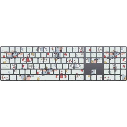 Disney Dumbo Vintage Pattern Magic Keyboard with Numeric Keypad Skin
