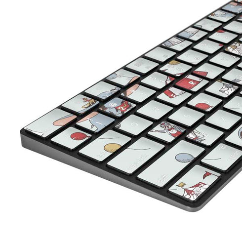Disney Dumbo Vintage Pattern Magic Keyboard with Numeric Keypad Skin