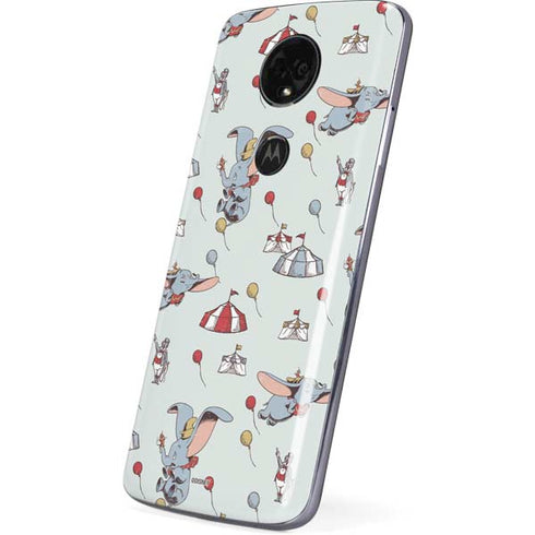 Disney Dumbo Vintage Pattern Moto E5 Plus Skin