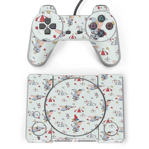 Disney Dumbo Vintage Pattern PlayStation Classic Bundle Skin