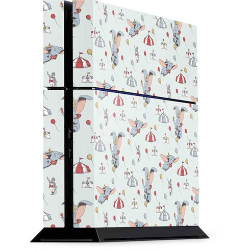 Disney Dumbo Vintage Pattern PS4 Console Skin