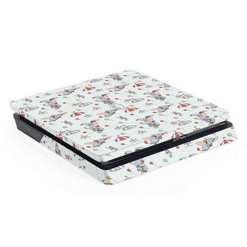 Disney Dumbo Vintage Pattern PS4 Slim Skin