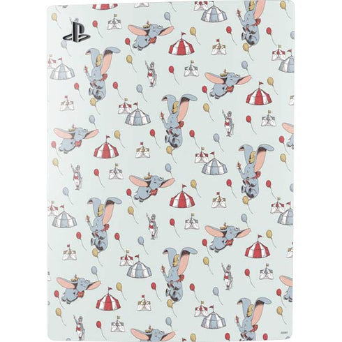 Disney Dumbo Vintage Pattern PS5 Digital Edition Console Skin