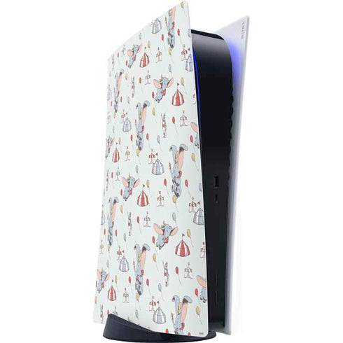 Disney Dumbo Vintage Pattern PS5 Digital Edition Console Skin