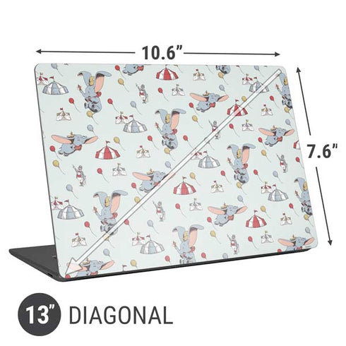 Disney Dumbo Vintage Pattern Universal Laptop 13in (10.6 x 7.6in) Skin