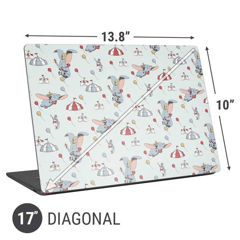 Disney Dumbo Vintage Pattern Universal Laptop 17in (13.8 x 10in) Skin
