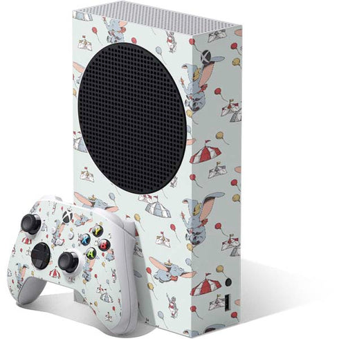 Disney Dumbo Vintage Pattern Xbox Series S Bundle Skin