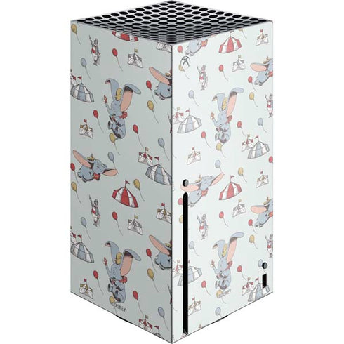 Disney Dumbo Vintage Pattern Xbox Series X Console Skin