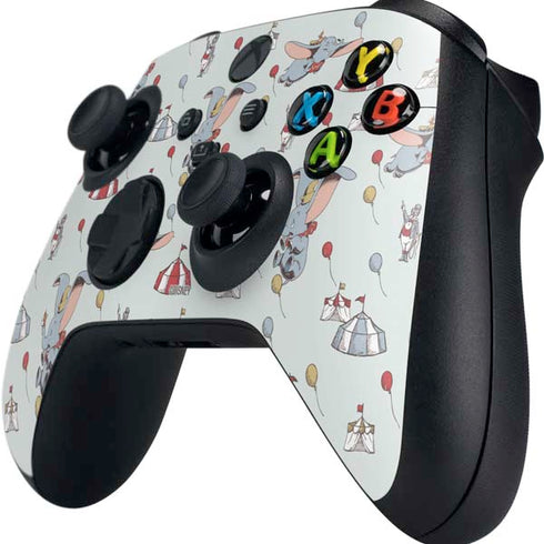Disney Dumbo Vintage Pattern Xbox Series X Controller Skin