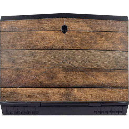 Early American Wood Planks Dell Alienware Skin