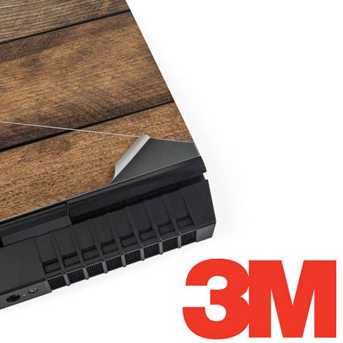 Early American Wood Planks Dell Alienware Skin