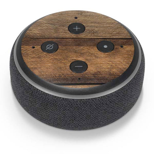 Early American Wood Planks Amazon Echo Dot Skin