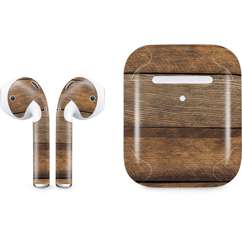 Early American Wood Planks Apple AirPods 2 Skin
