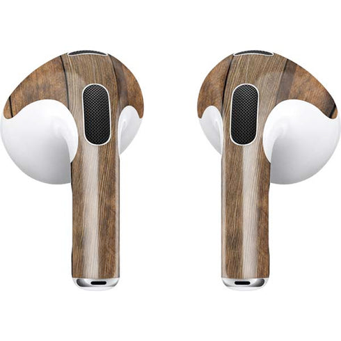 Early American Wood Planks Apple AirPods (3rd Gen 2021) Skin