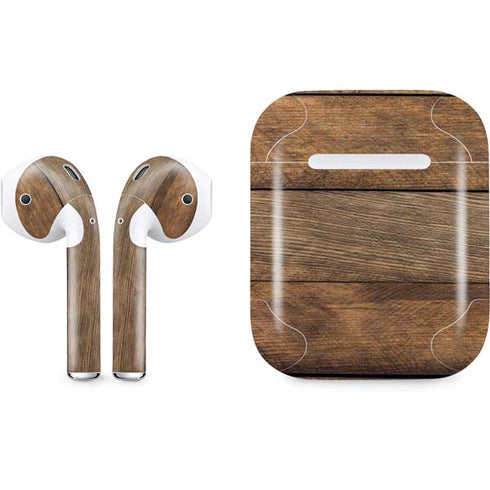 Early American Wood Planks Apple AirPods Skin