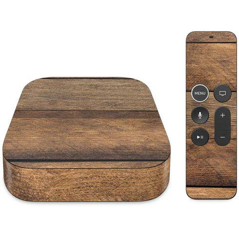 Early American Wood Planks Apple TV Skin