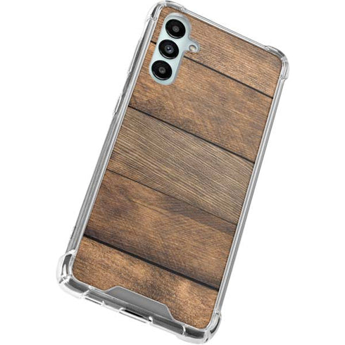 Early American Wood Planks Galaxy A14 5G Clear Case