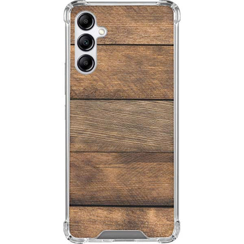 Early American Wood Planks Galaxy A15 5G Clear Case