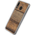 Early American Wood Planks Galaxy A20 Clear Case