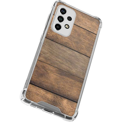 Early American Wood Planks Galaxy A53 5G Clear Case