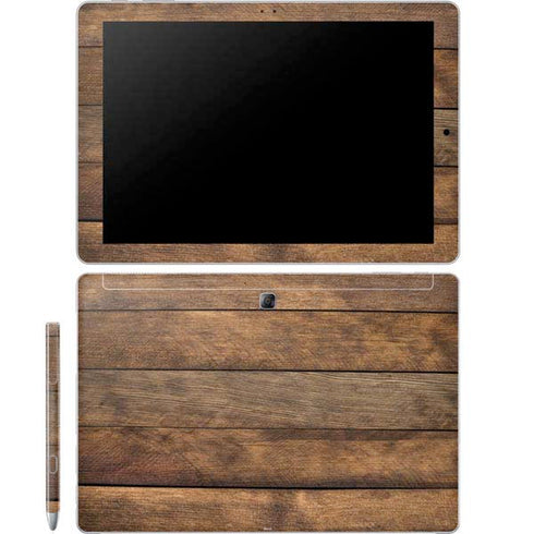 Early American Wood Planks Galaxy Book 12in Skin