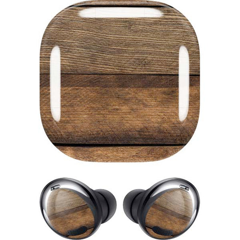 Early American Wood Planks Galaxy Buds Pro Skin