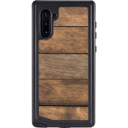 Early American Wood Planks Galaxy Note 10 Waterproof Case